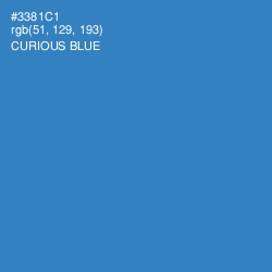 #3381C1 - Curious Blue Color Image