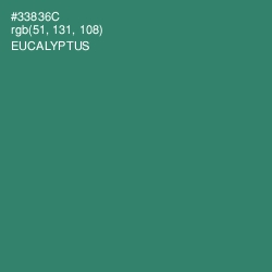 #33836C - Eucalyptus Color Image