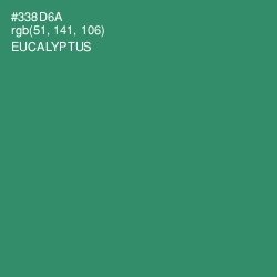 #338D6A - Eucalyptus Color Image