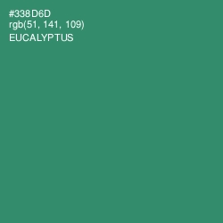 #338D6D - Eucalyptus Color Image