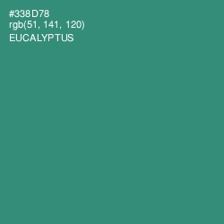 #338D78 - Eucalyptus Color Image