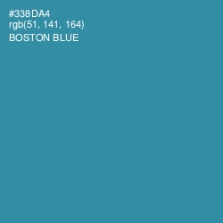 #338DA4 - Boston Blue Color Image