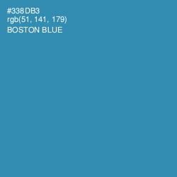 #338DB3 - Boston Blue Color Image