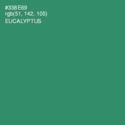 #338E69 - Eucalyptus Color Image