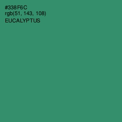 #338F6C - Eucalyptus Color Image