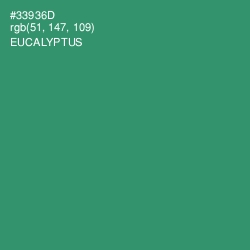 #33936D - Eucalyptus Color Image