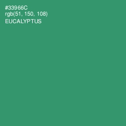 #33966C - Eucalyptus Color Image