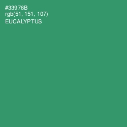 #33976B - Eucalyptus Color Image