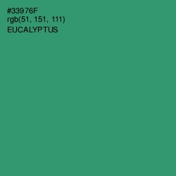 #33976F - Eucalyptus Color Image