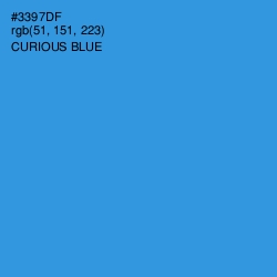 #3397DF - Curious Blue Color Image