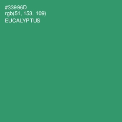 #33996D - Eucalyptus Color Image