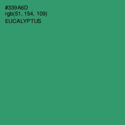 #339A6D - Eucalyptus Color Image