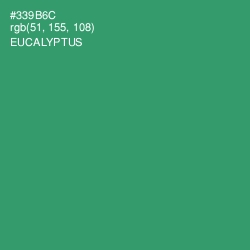 #339B6C - Eucalyptus Color Image