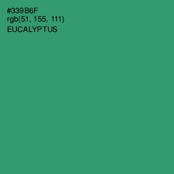 #339B6F - Eucalyptus Color Image