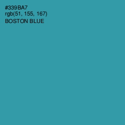 #339BA7 - Boston Blue Color Image