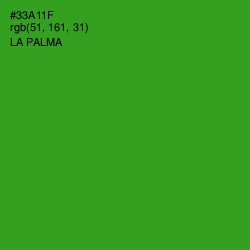 #33A11F - La Palma Color Image