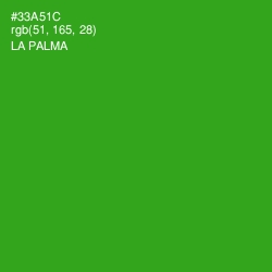#33A51C - La Palma Color Image