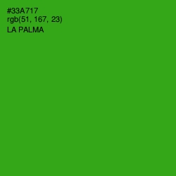 #33A717 - La Palma Color Image