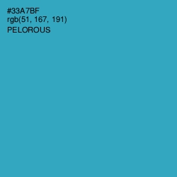 #33A7BF - Pelorous Color Image