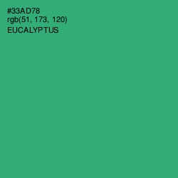 #33AD78 - Eucalyptus Color Image