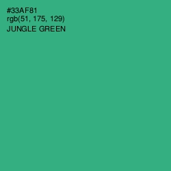 #33AF81 - Jungle Green Color Image