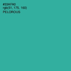 #33AFA0 - Pelorous Color Image