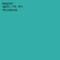 #33AFA7 - Pelorous Color Image
