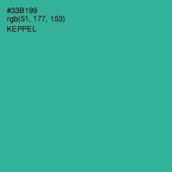 #33B199 - Keppel Color Image