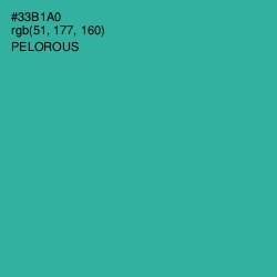 #33B1A0 - Pelorous Color Image