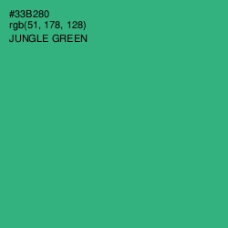 #33B280 - Jungle Green Color Image