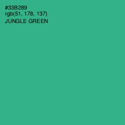 #33B289 - Jungle Green Color Image