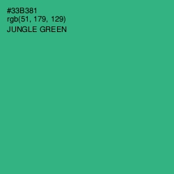 #33B381 - Jungle Green Color Image