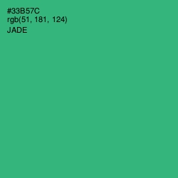 #33B57C - Jade Color Image