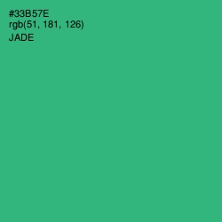 #33B57E - Jade Color Image