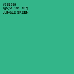 #33B589 - Jungle Green Color Image