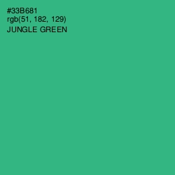 #33B681 - Jungle Green Color Image