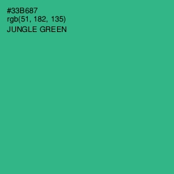 #33B687 - Jungle Green Color Image