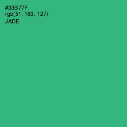 #33B77F - Jade Color Image