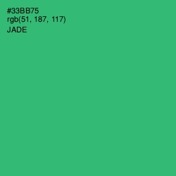 #33BB75 - Jade Color Image