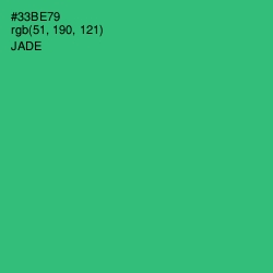 #33BE79 - Jade Color Image