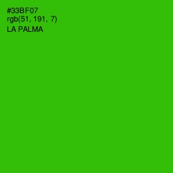 #33BF07 - La Palma Color Image