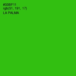 #33BF11 - La Palma Color Image