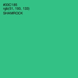 #33C185 - Shamrock Color Image