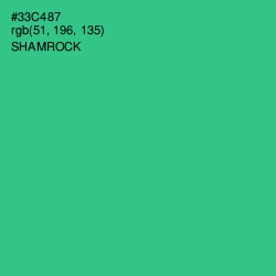 #33C487 - Shamrock Color Image