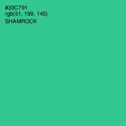 #33C791 - Shamrock Color Image