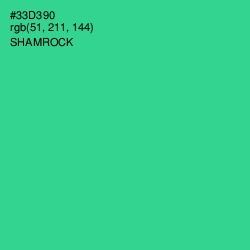 #33D390 - Shamrock Color Image