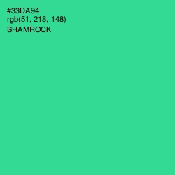 #33DA94 - Shamrock Color Image