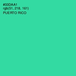 #33DAA1 - Puerto Rico Color Image