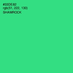 #33DE82 - Shamrock Color Image