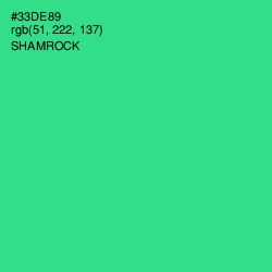 #33DE89 - Shamrock Color Image